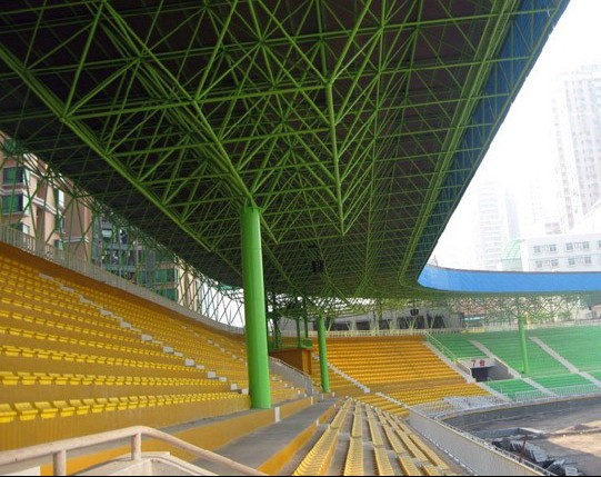 台湾体育场看台网架工程